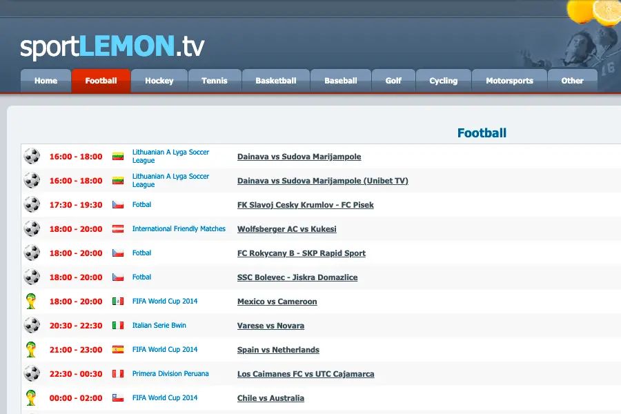 sport lemon tv